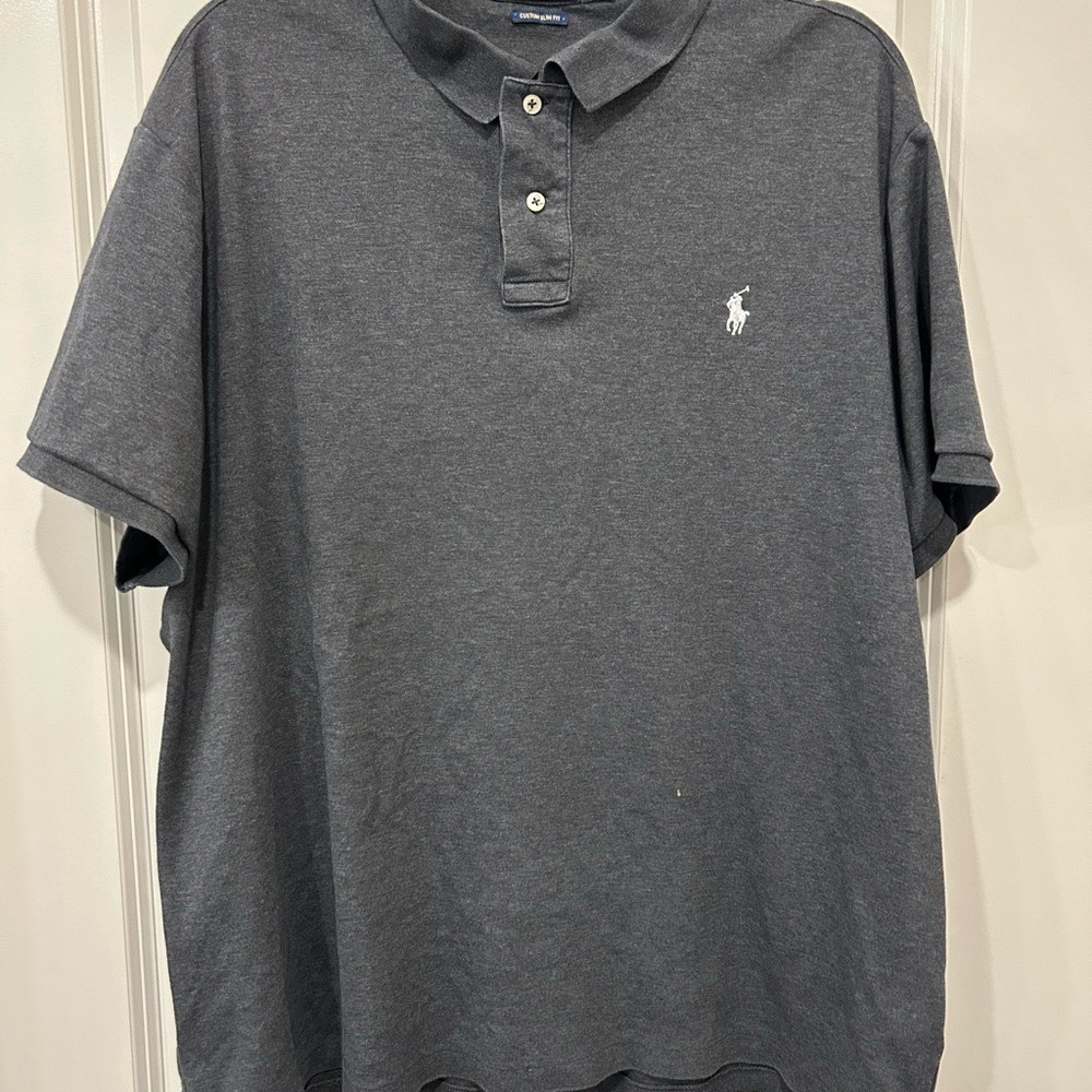 Polo by Ralph Lauren Men's Gray Polo Shirt